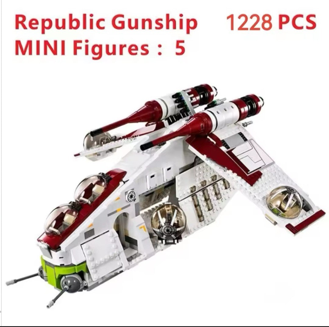 STAR WARS Republic Gunship Complete Set (REPLICA (75021) BRAND NEW NO BOX