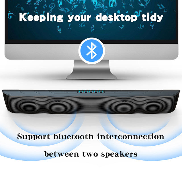 Wireless Bluetooth Speaker sounbar hifi for tv, Pc, or Mobile phone
