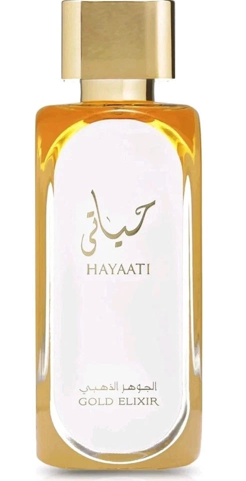 Hayaati Gold Elixir Eau De Parfum 100ml by Mahbub | Unisex Long Lasting Luxury