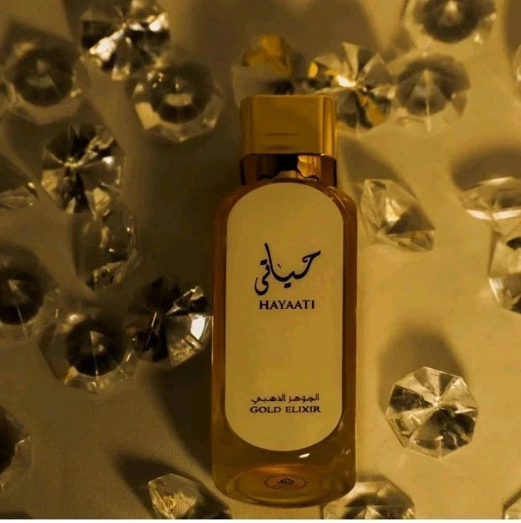 Hayaati Gold Elixir Eau De Parfum 100ml by Mahbub | Unisex Long Lasting Luxury