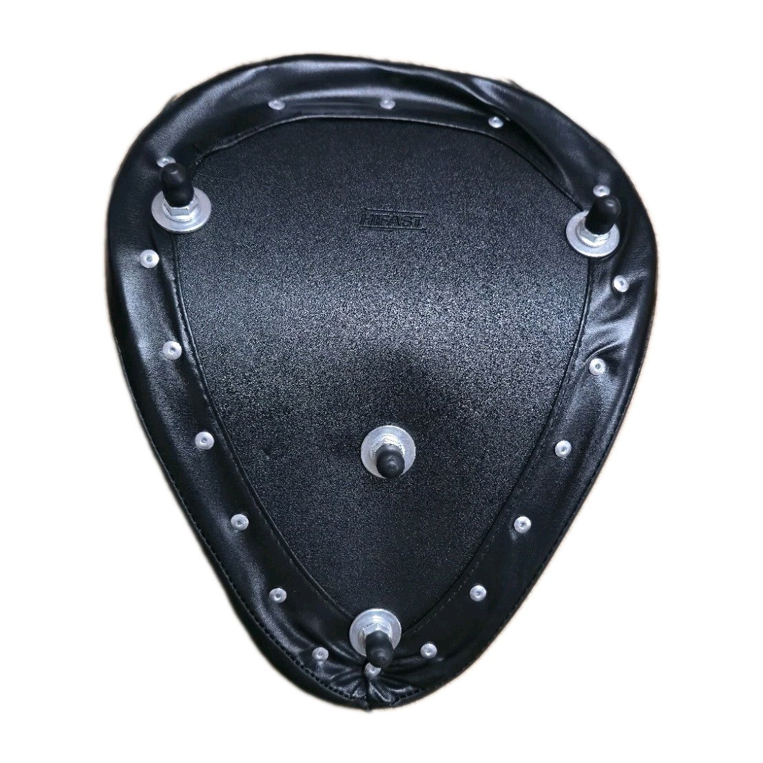 Motorcycle Leather Solo Seat - Black Tuck n Roll New For Motorbike 