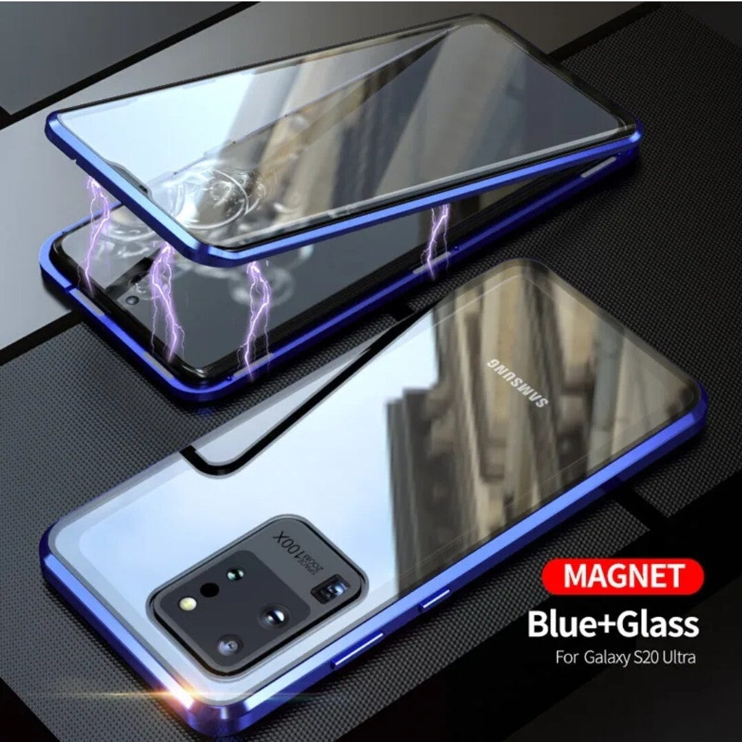 360 Full Body Magnetic Aluminium Case Cover For Samsung Galaxy Note 20 In Teal