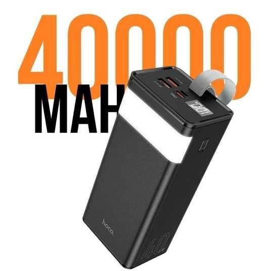 Hoco Super Fast Power Bank 40000mAh 4 Output, Micro / Type-C Input,Type-c Output