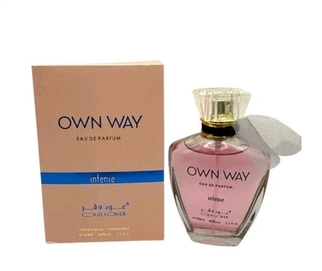 Own Way INTENSE Oud Lover Eau De Parfum 100ml | Unisex Long Lasting Arabian Oud