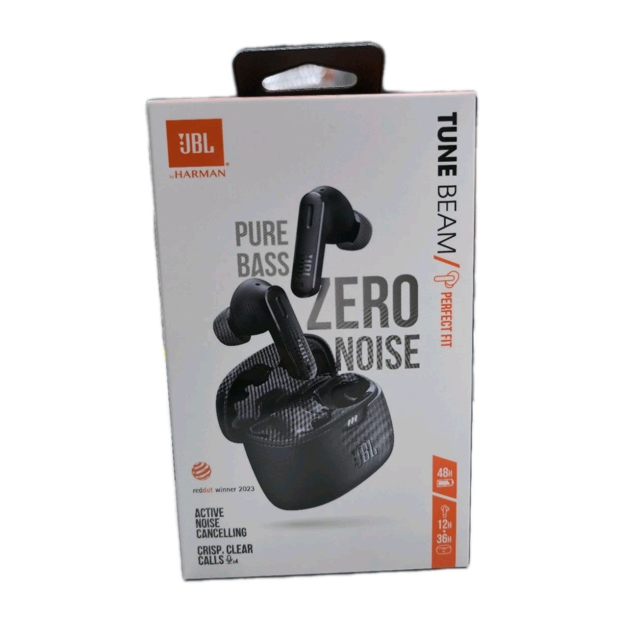 Genuine JBL  Tune Beam Pure Bass Wireless Bluetooth Earbuds,Earphones Black New 