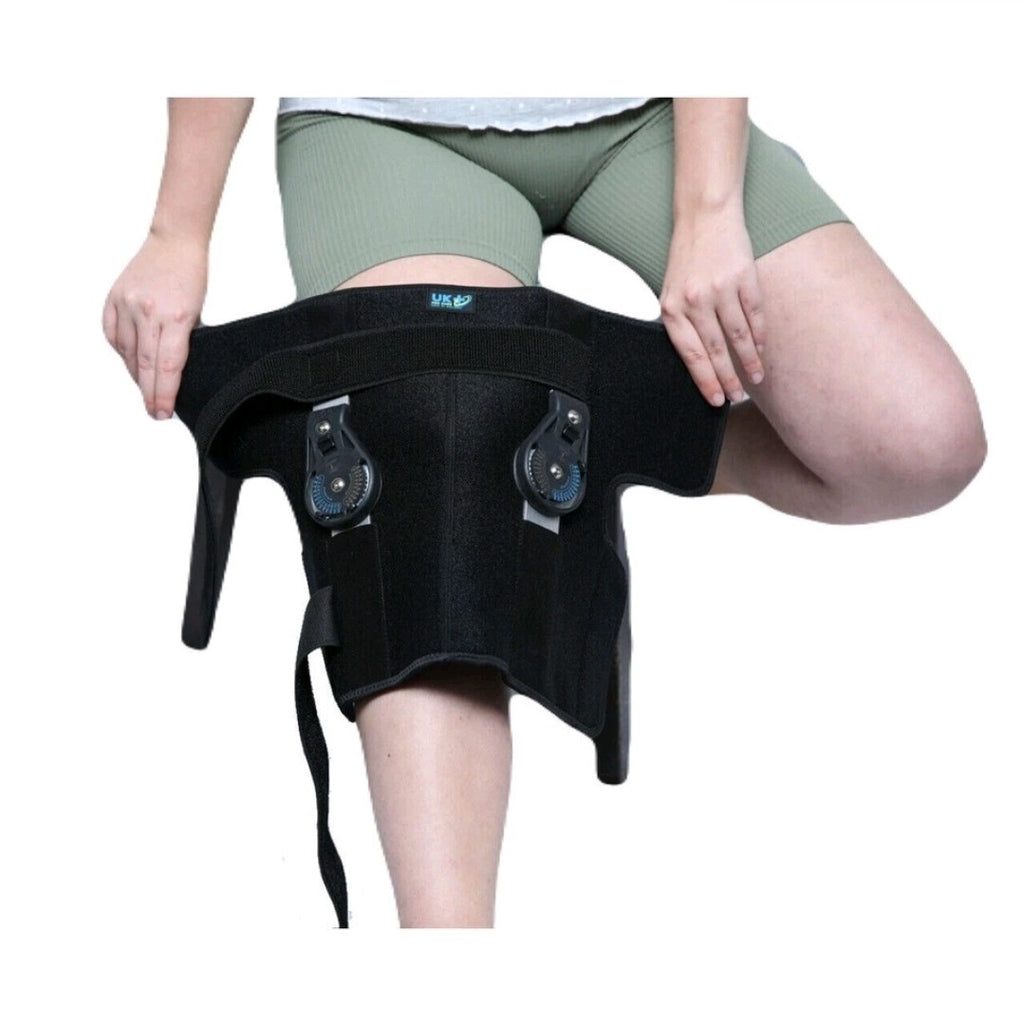 Hinged Locking Knee Support Brace For Arthritis Tendon Ligament Pain Relief