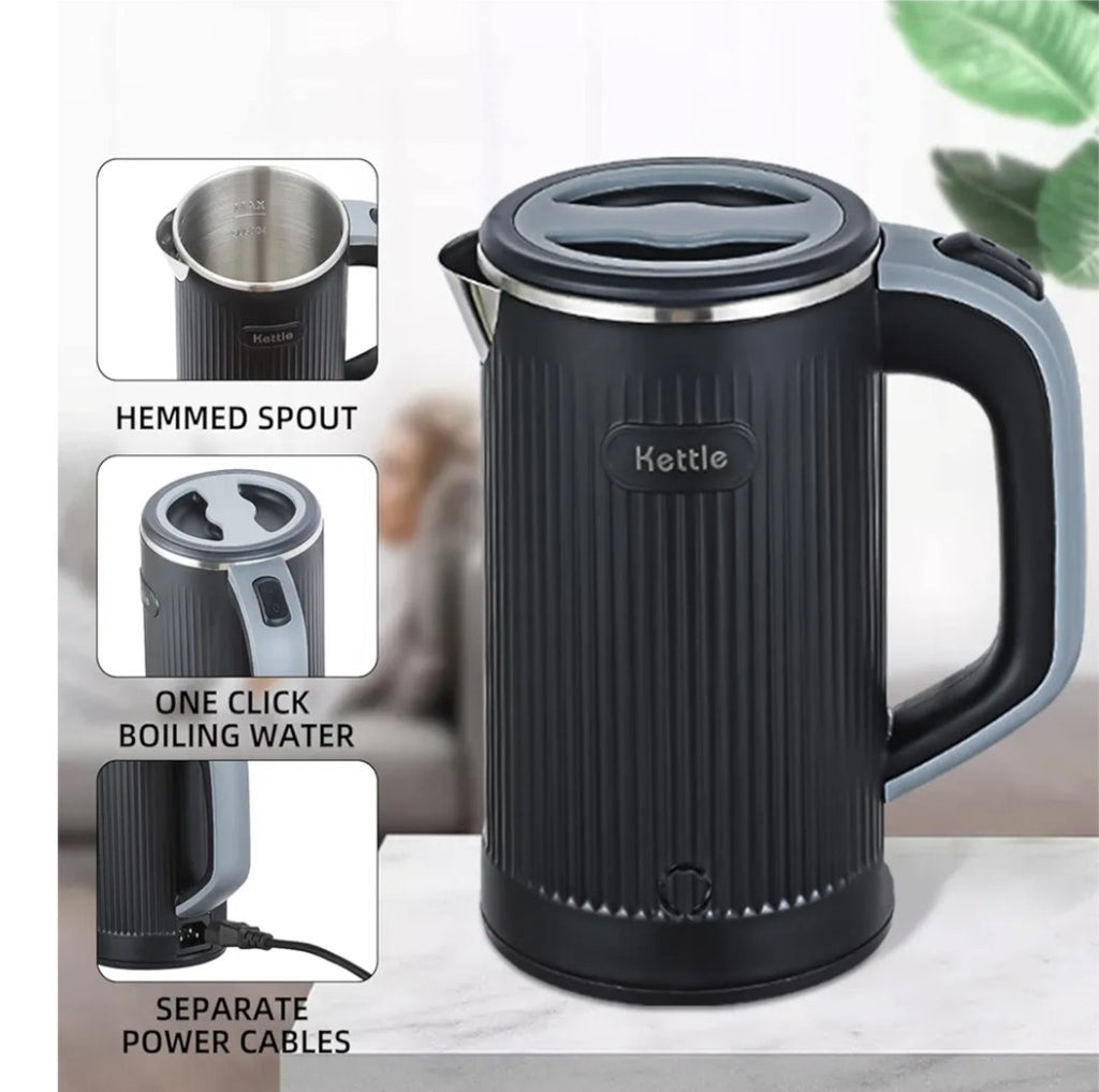 Green 0.8L Electric Kettle-600W Fast Boil, Portable, Energy Efficient  Auto shut
