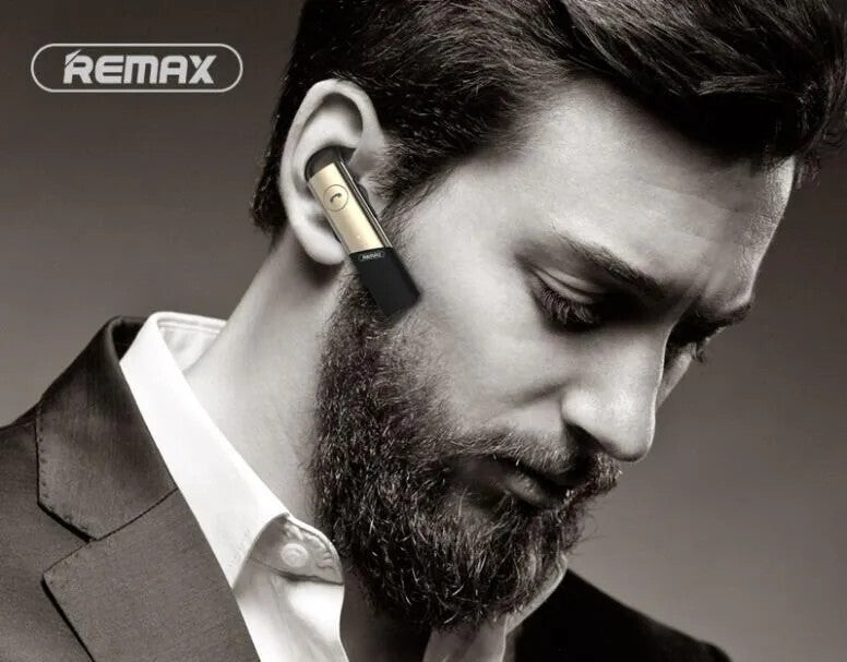 Remax RB-T15 HD Voice Bluetooth 4.1 Universal Headset Headphone Earphone Gold