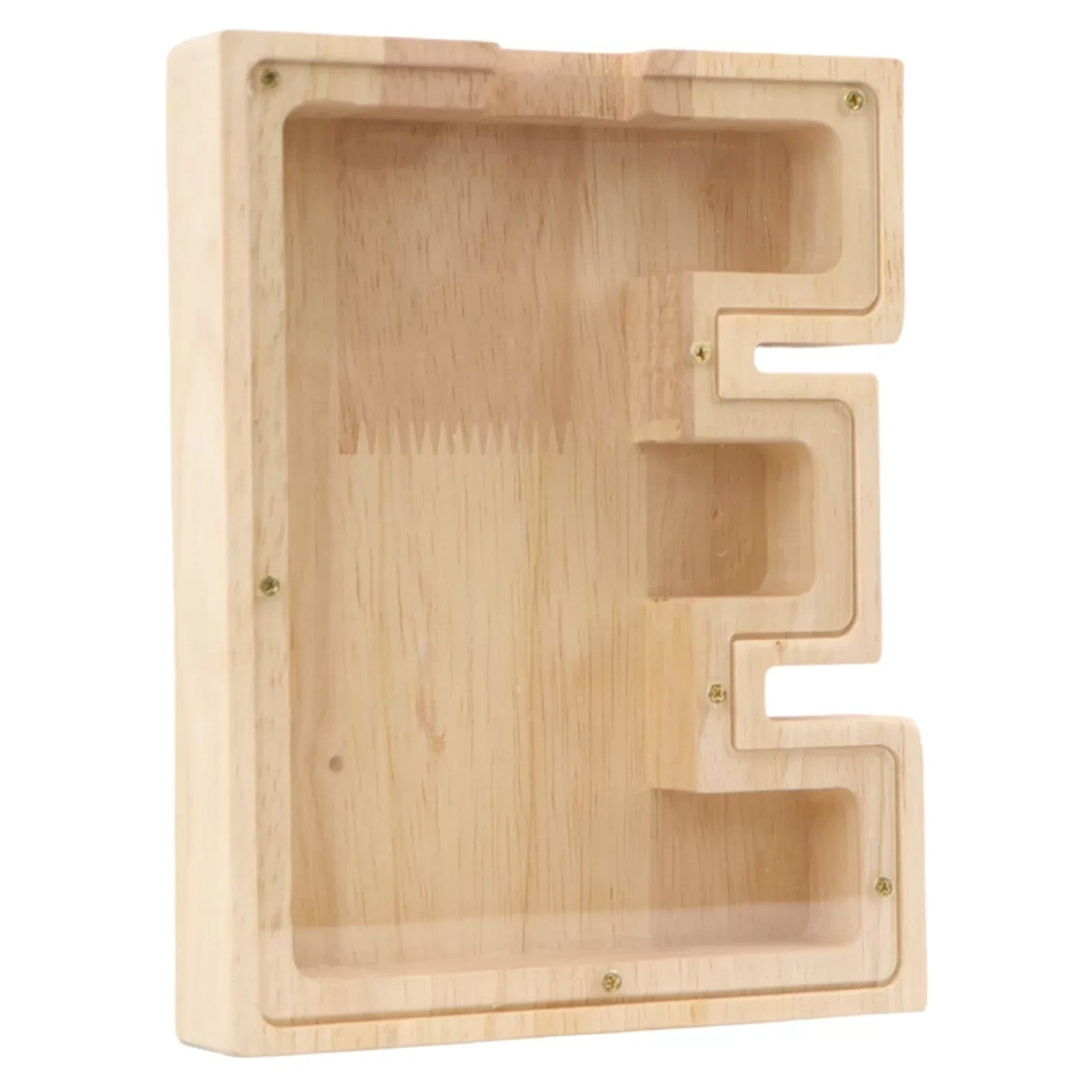 Wooden Letter Money Box A-Z - Standing Letters & Symbols Coin Saving Boxes