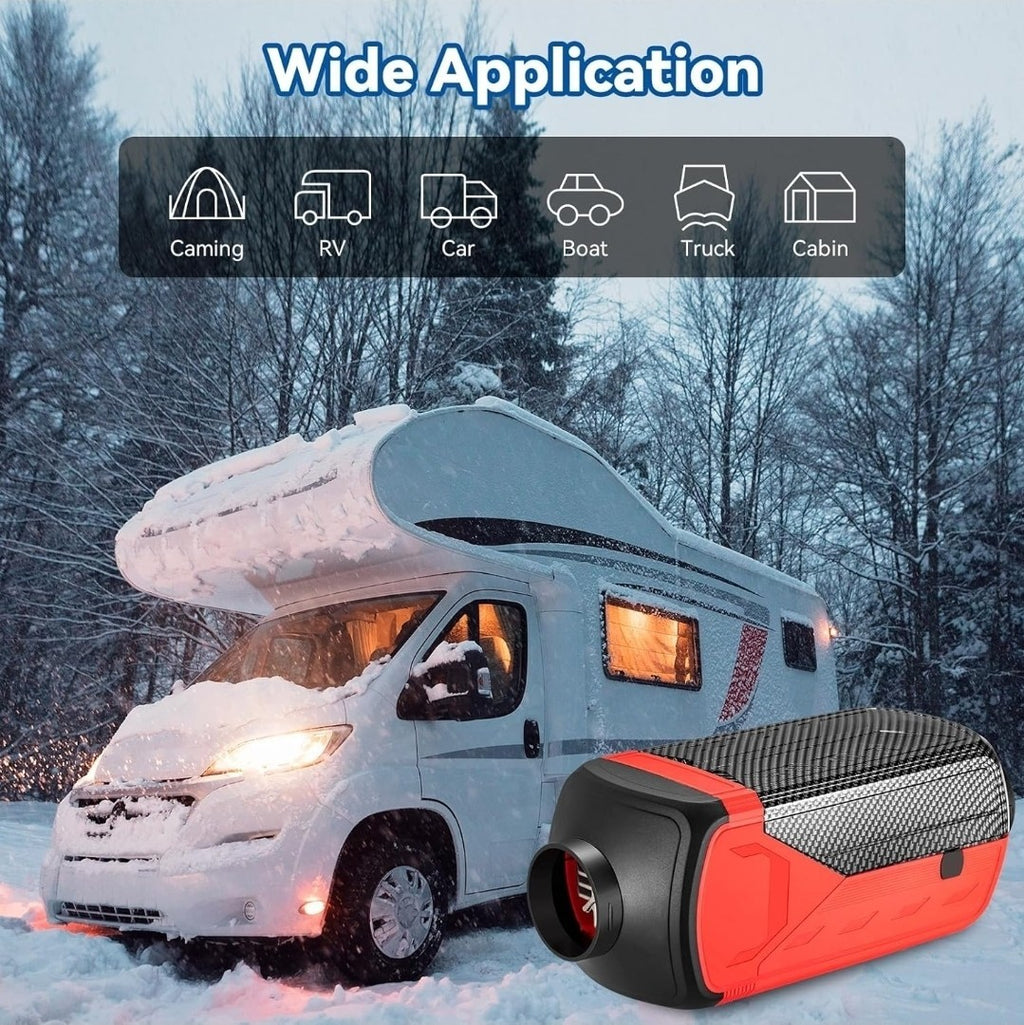 12V/24V Diesel Night Parking Heater 5KW Advanced Remote/Lcd,Car Truck Camper Van