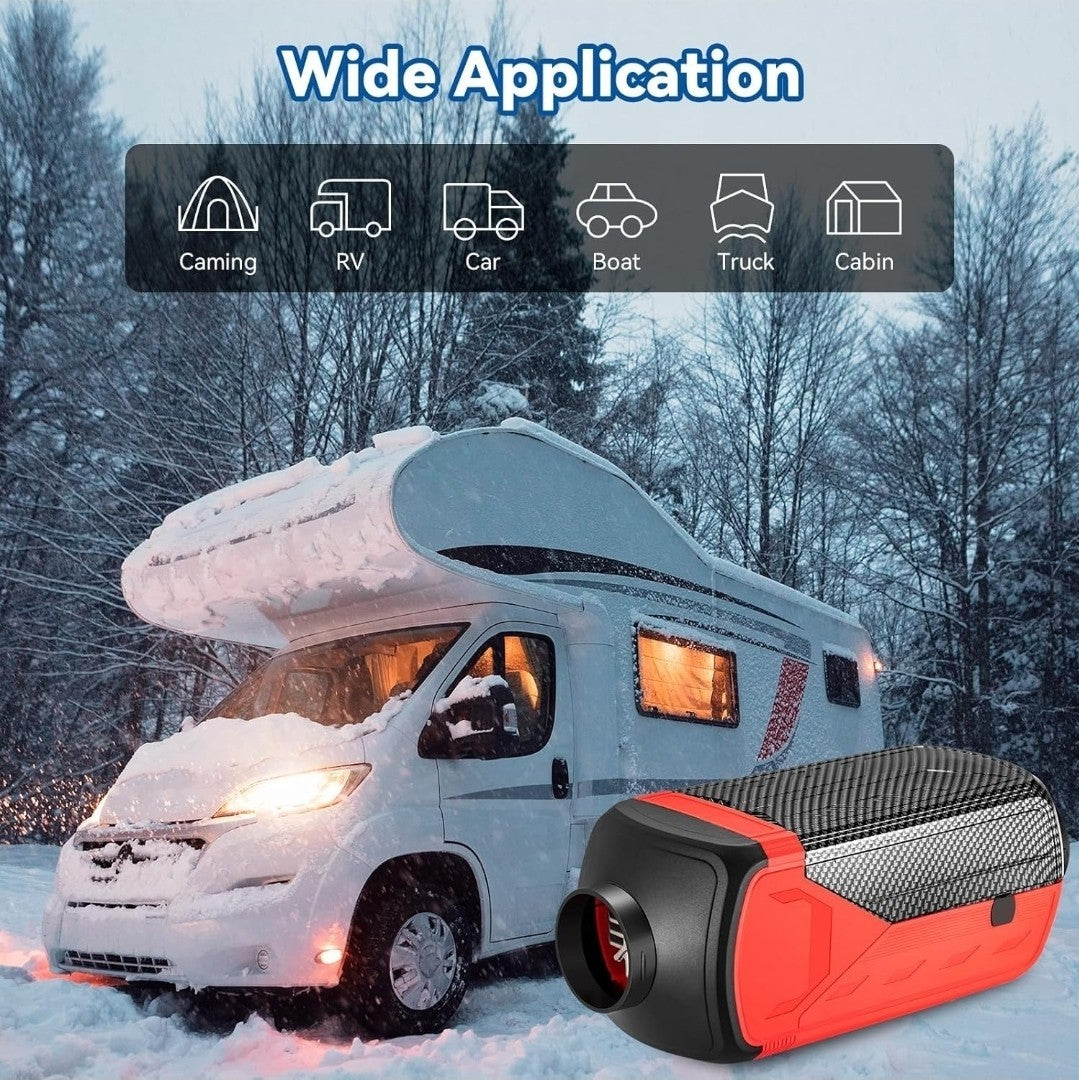 12V/24V Diesel Night Parking Heater 5KW Advanced Remote/Lcd,Car Truck Camper Van