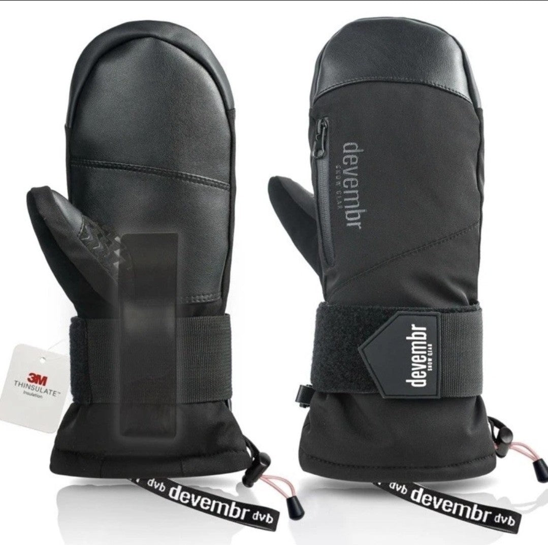 DEVEMBR Snowboarding SKI Warm Gloves Mittens Touch Screen Waterproof  S/M/L Size