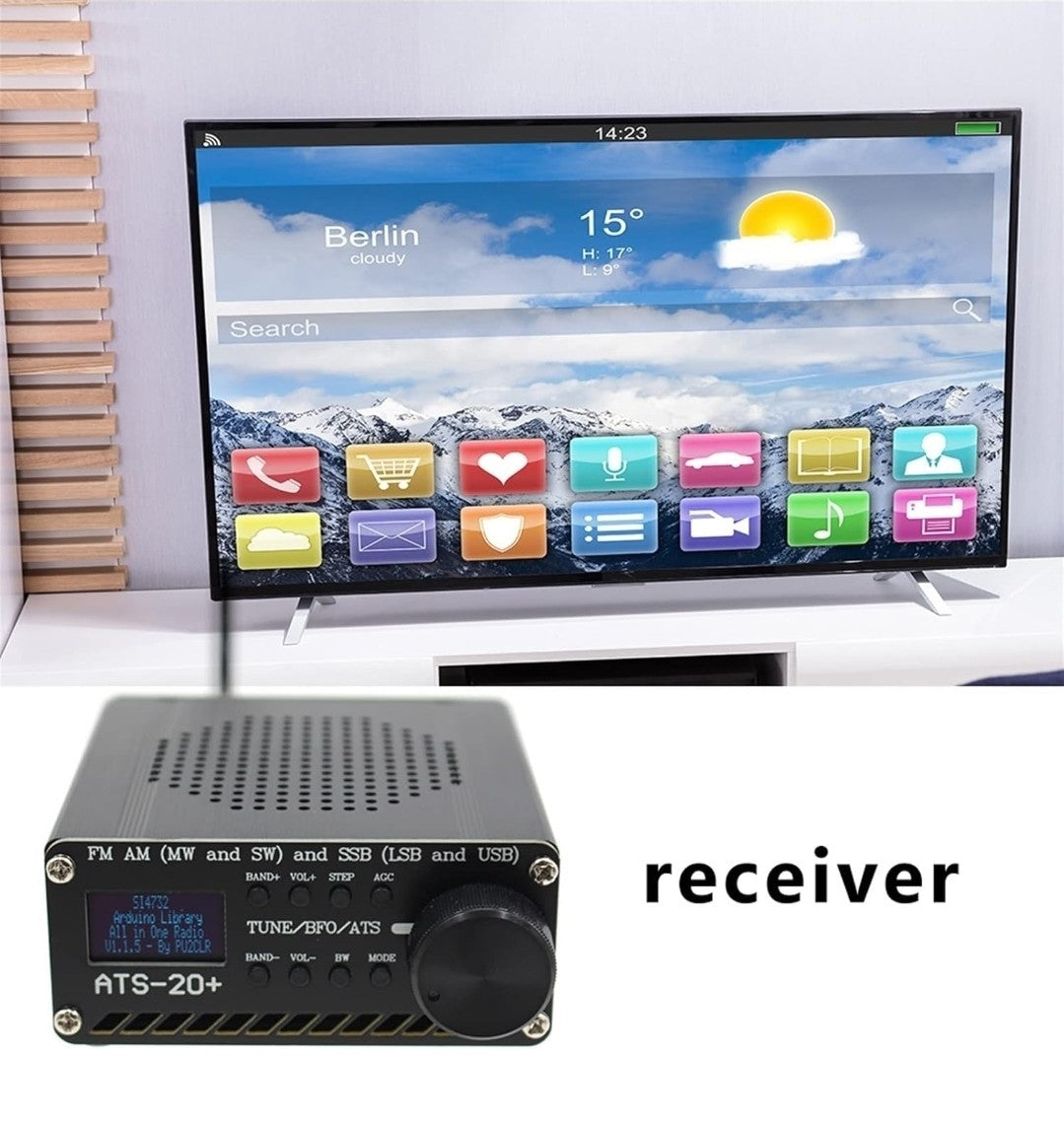 ATS-20+ SI4732 Full-Band DSP SDR Radio Receiver — High-Performance Portable Tune