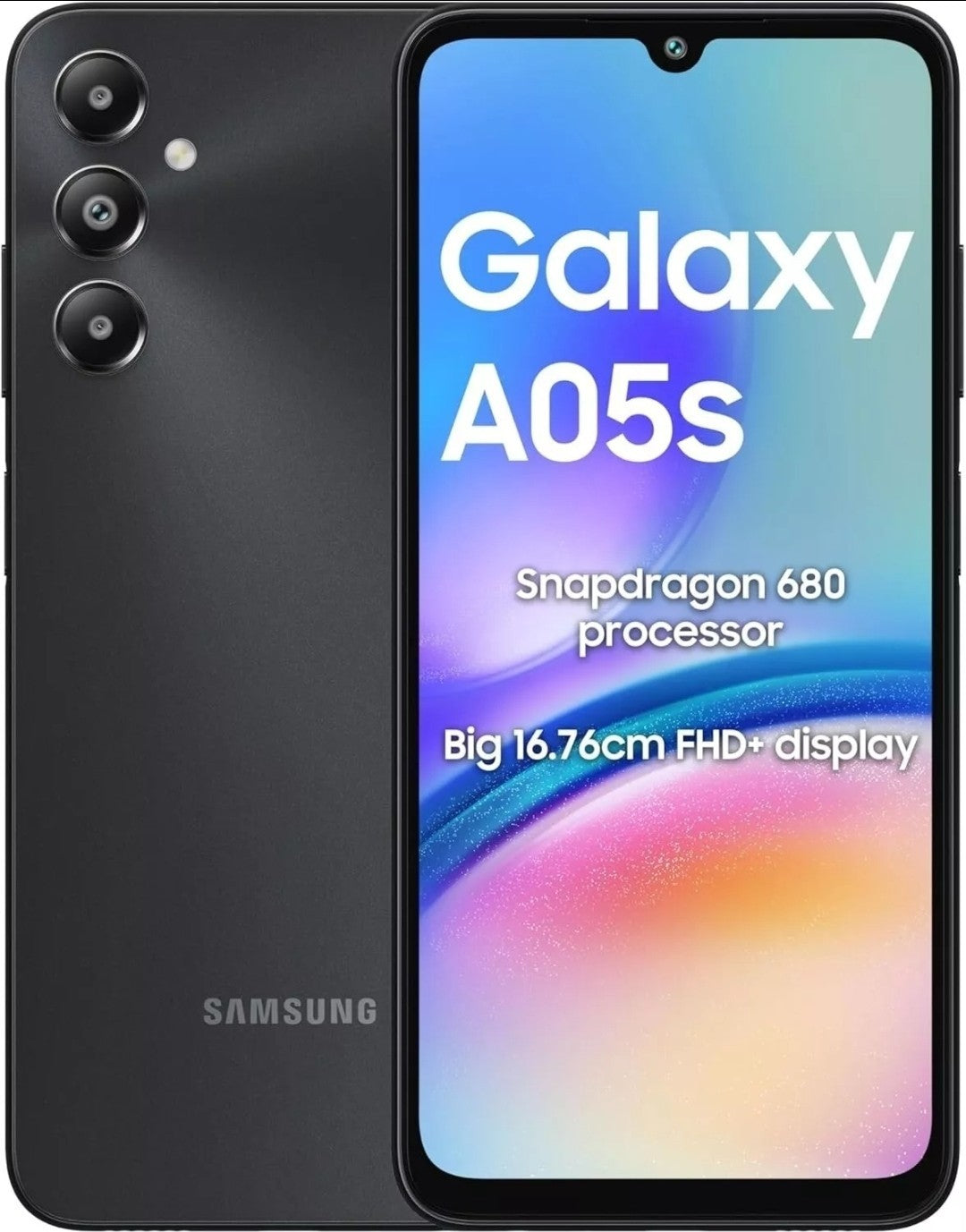 Brand New Samsung Galaxy A05S 128GB-4GB Dual Sim Unlocked Mobile Phone Black 