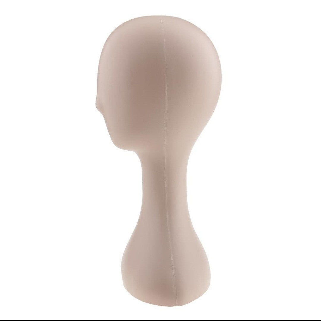 Abstract  Manikin Head for Hat Headset/Glasses /Hair Display Stand SKIN COLOUR