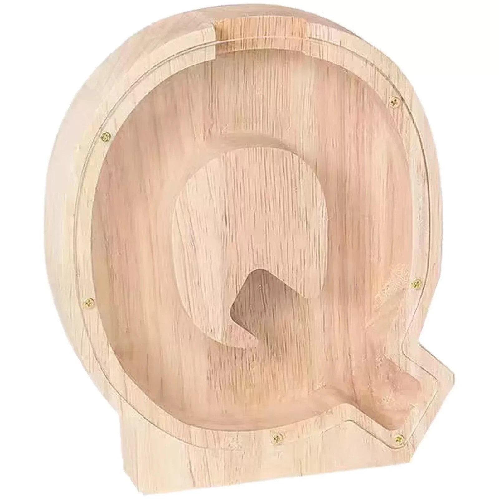 Wooden Letter Money Box A-Z - Standing Letters & Symbols Coin Saving Boxes