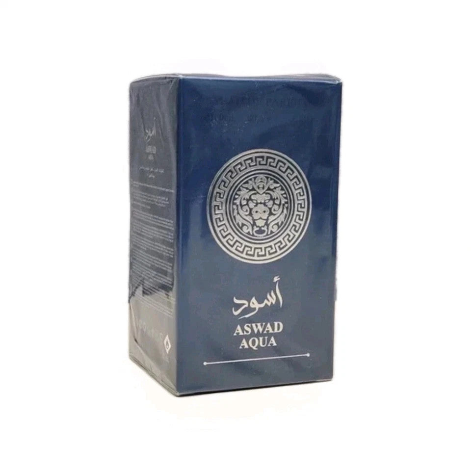 Aswad Aqua Eau De Perfume 100ml Fresh Aquatic Unisex Perfume Long Lasting Scent