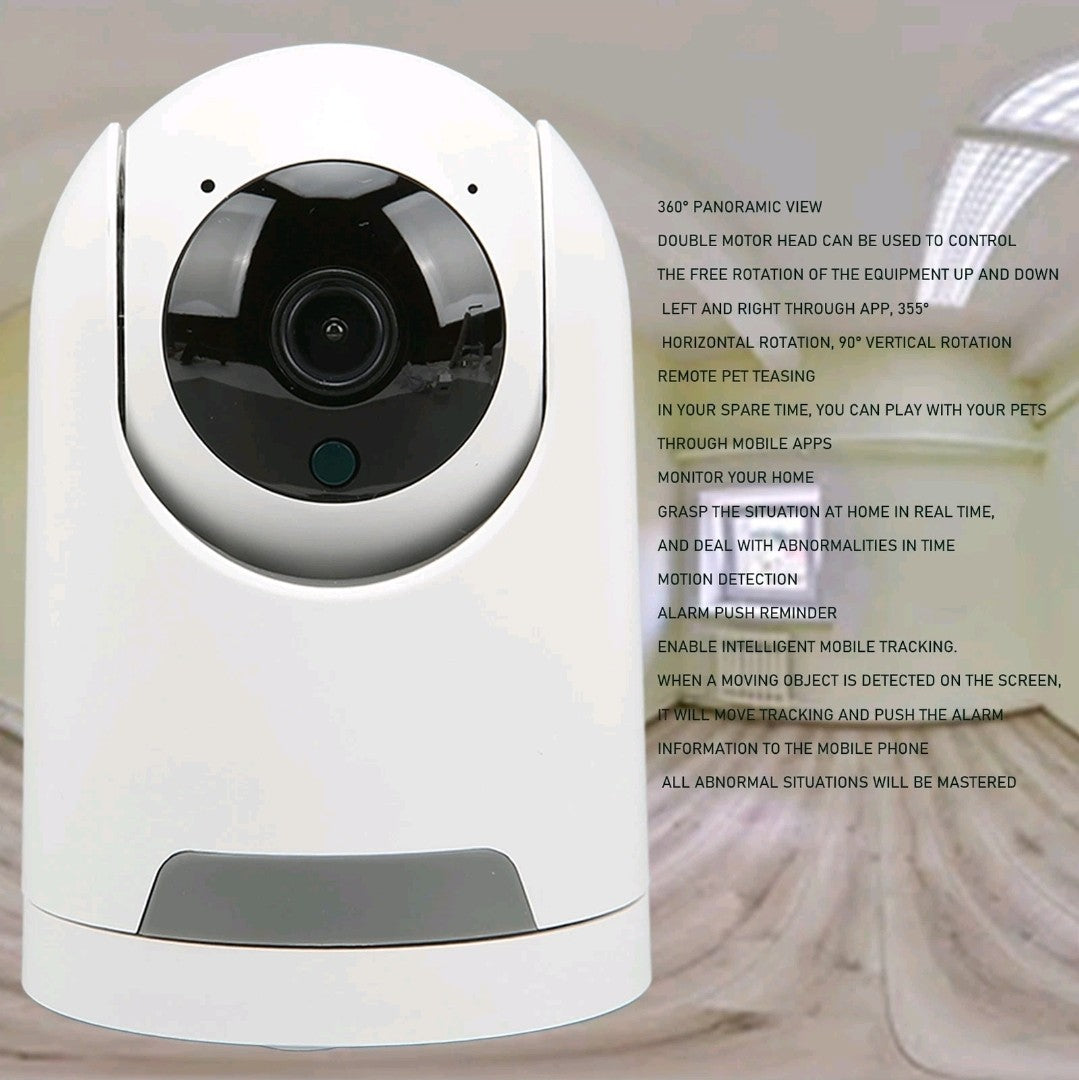 Security Camera 360 Degree View Indoor Wifi Camera HD Motion Detection Camera 