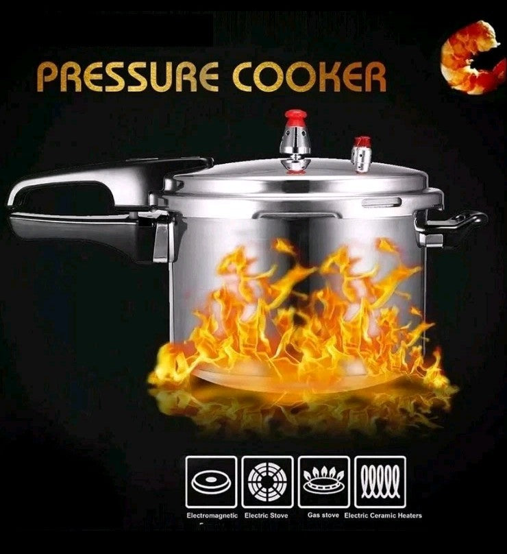 3 Litre Home Dual Handle aluminum Pressure Cooker Kitchen Catering Cookware UK