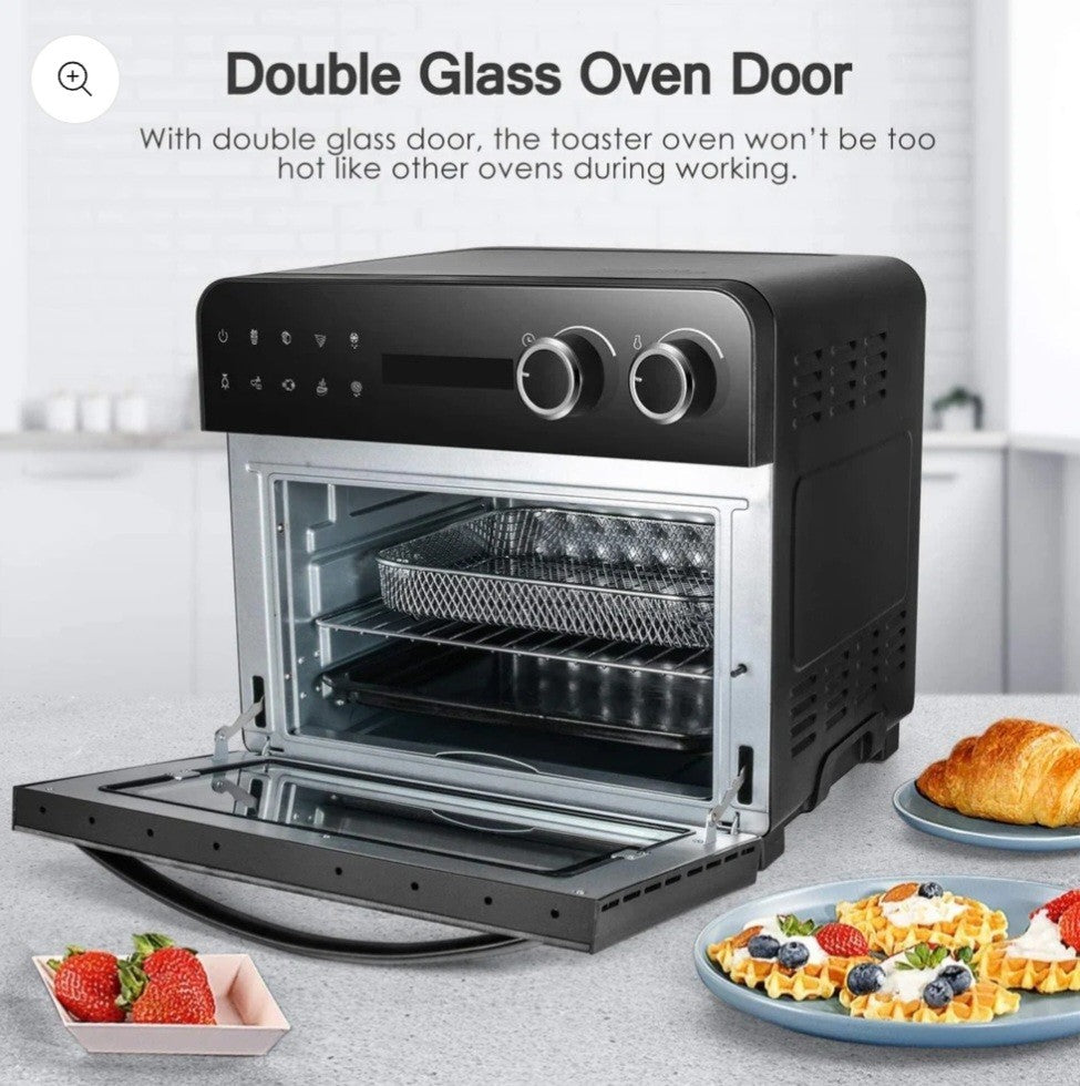 Tiastar Digital Air Fryer 23L Oven with LED Display Oil Free Cooking 1700W NEW