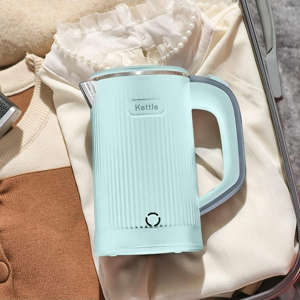 Green 0.8L Electric Kettle-600W Fast Boil, Portable, Energy Efficient  Auto shut