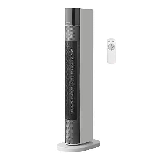 Tower Heater & Fan 2in1 - 2200W Eco, Oscillating, 2 Fan Speeds & 3 Heat Settings
