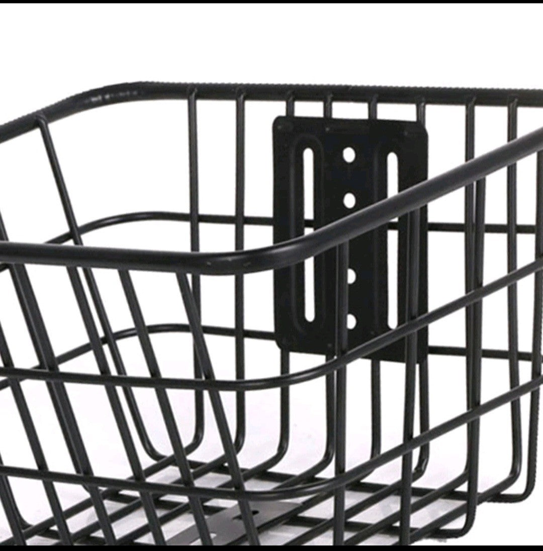 Bike Front Basket Universal Rustproof Strong Load Bearing Iron
