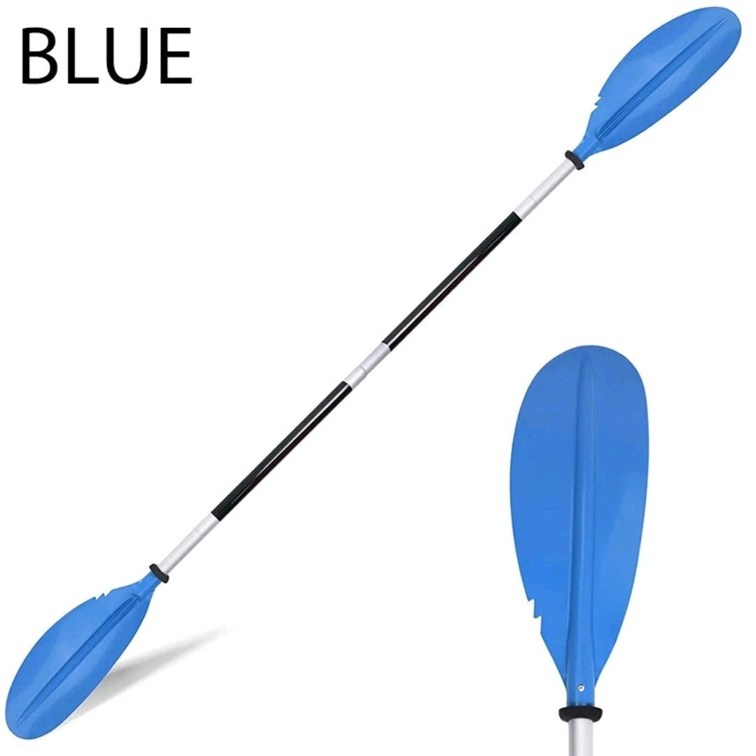 Professional Kayak Paddle Asymmetrical Floating Oar Aluminium Paddle 220cm Blue