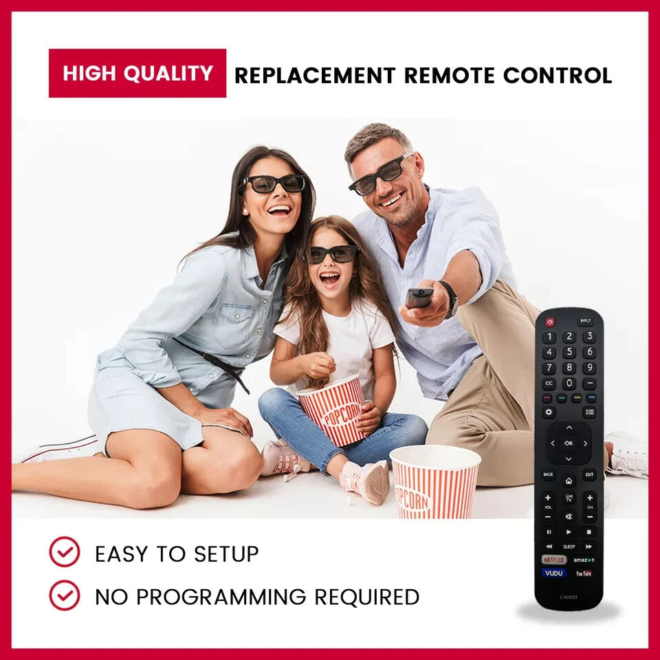NEW Hisense TV Remote EN2BC27 Replacement for Hisense LED TV with NETFLIX YouTub