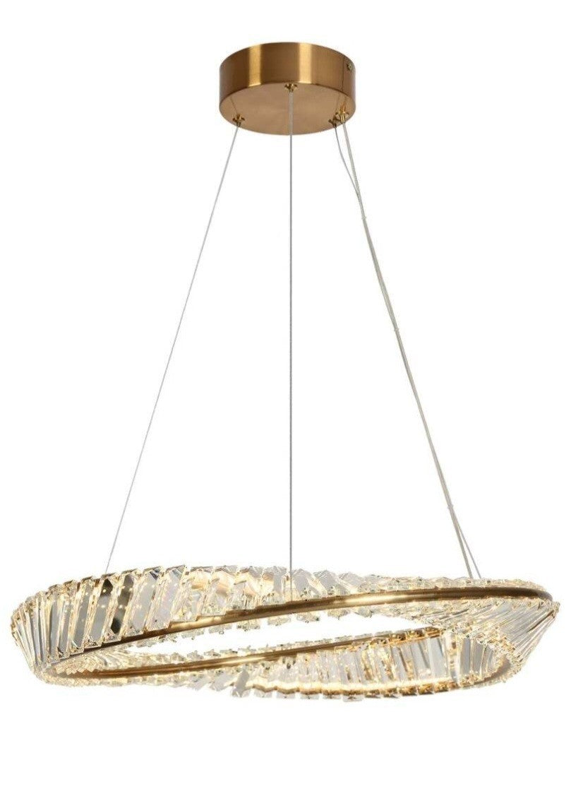 Crystal Chandelier LED Ceiling Light Pendant Light Living Room Changeable Lamp