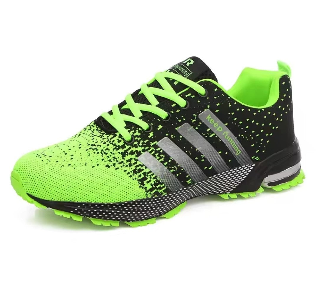 Men’s Breathable Running Shoes Trainers Lightweight Mesh Sneakers Outdoor Casual
