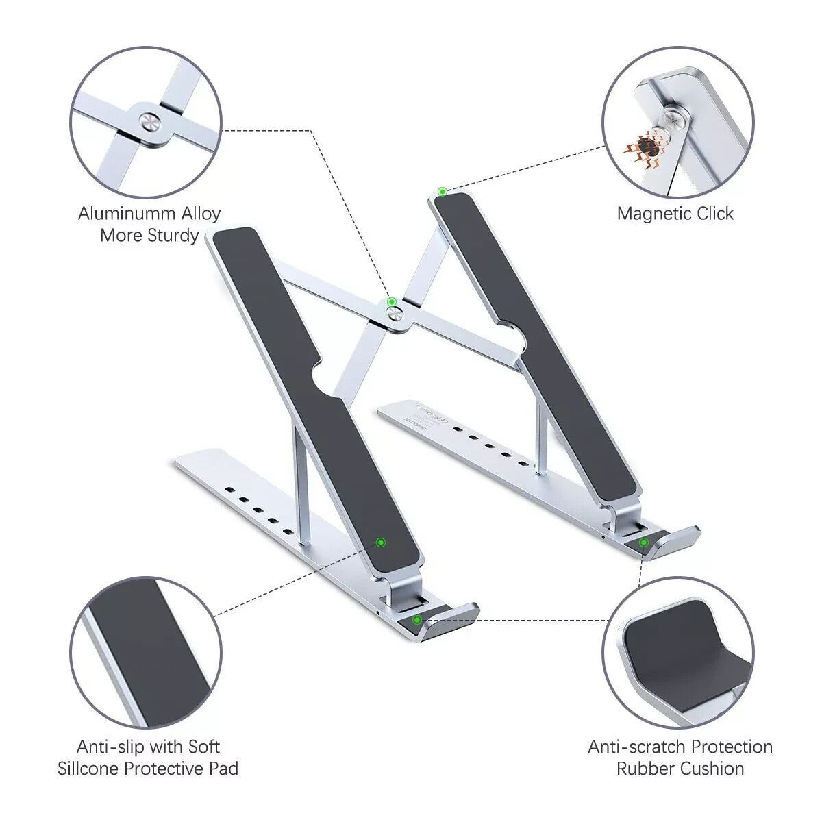 Portable Laptop Stand,Laptop Stand,Adjustable Aluminum Laptop Computer Stand Tab