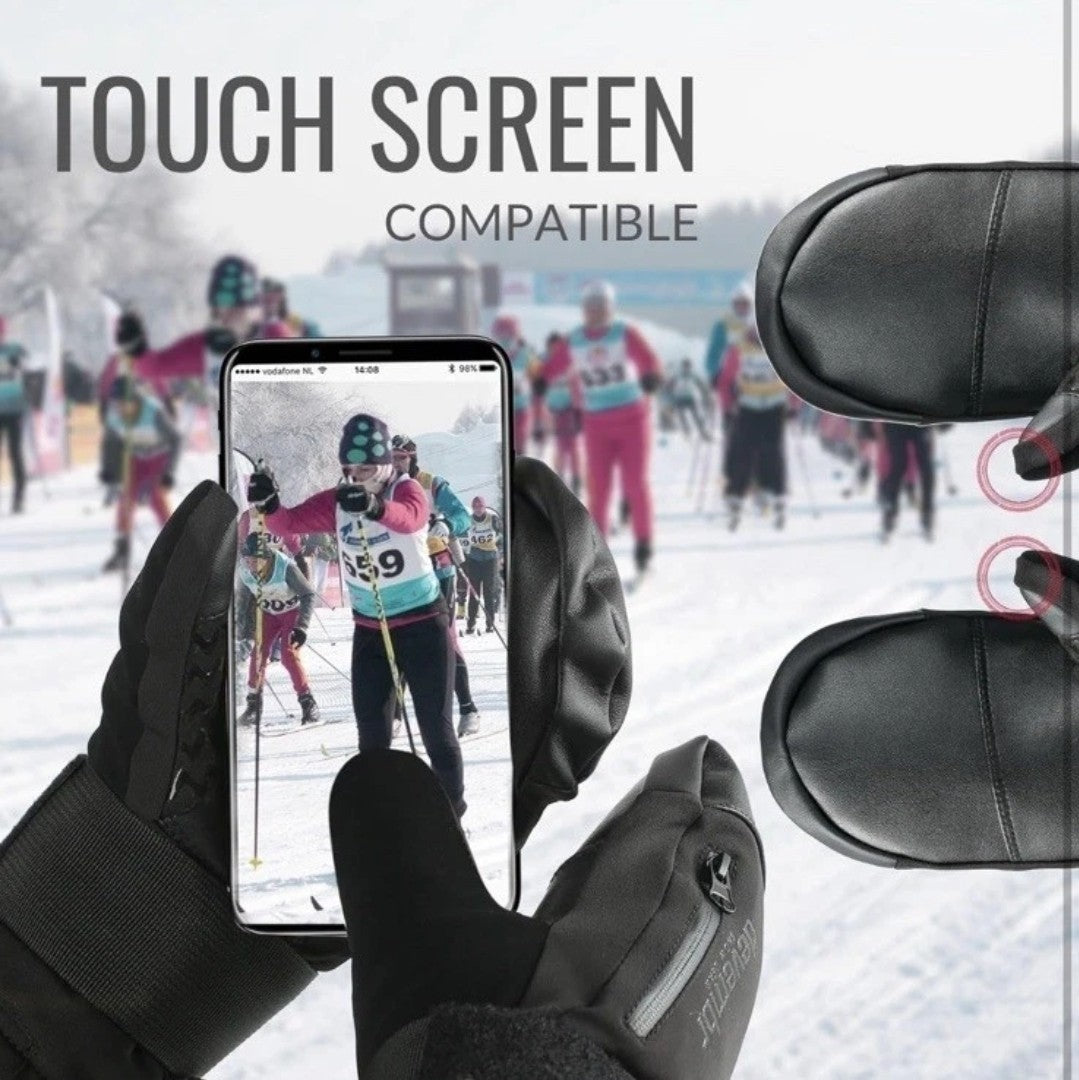 DEVEMBR Snowboarding SKI,Bike Gloves MITTENS Touch Screen Waterproof Medium Size
