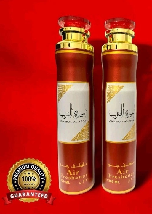 2 PACK Ameerat Al Arab Air freshener 300ml (By Lattafa) BRAND NEW