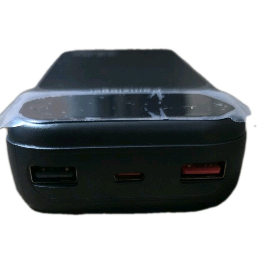 Super Fast Power Bank 25500mAh With Built-in Type-C And iPhone Cable + 3 Outputs