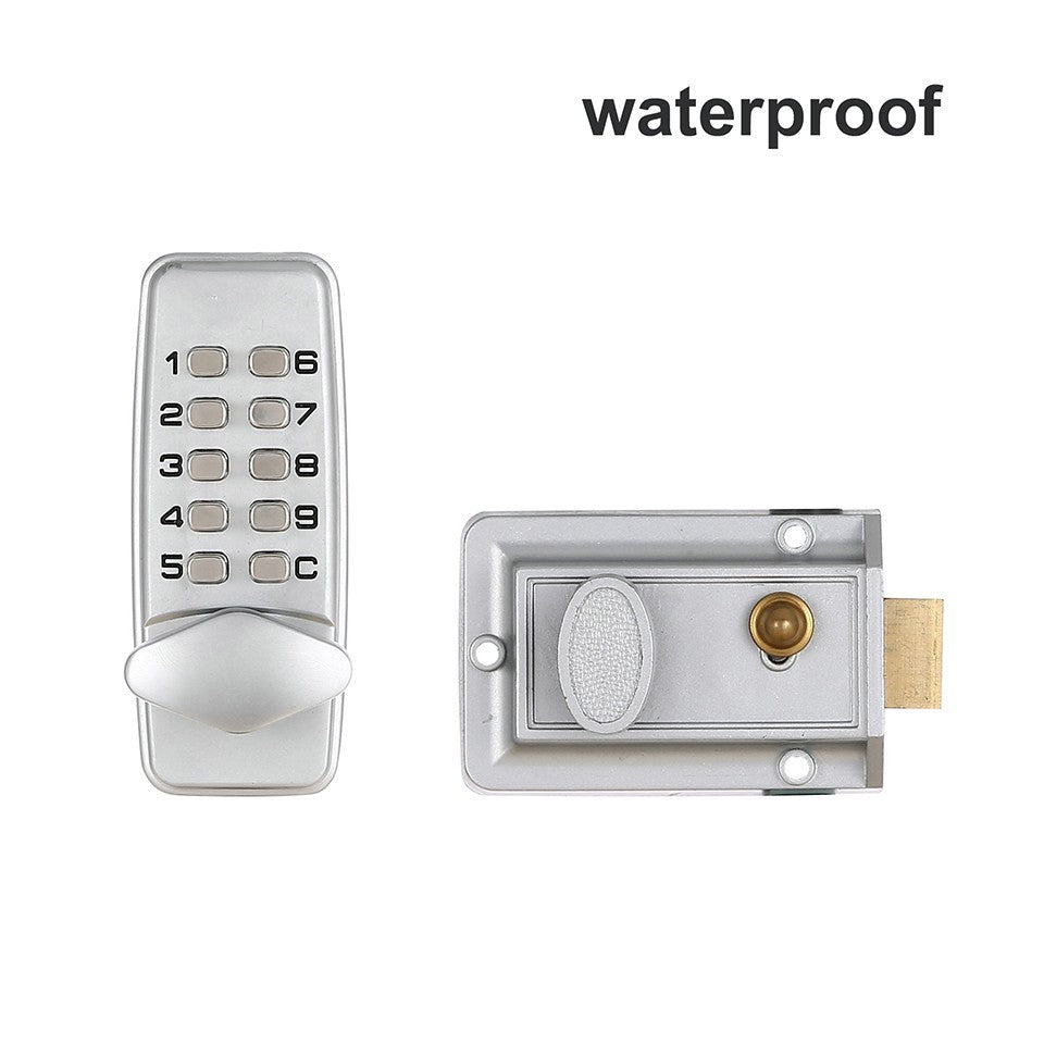 Digital Password Door Lock Mechanical Code Waterproof Electronic Locker