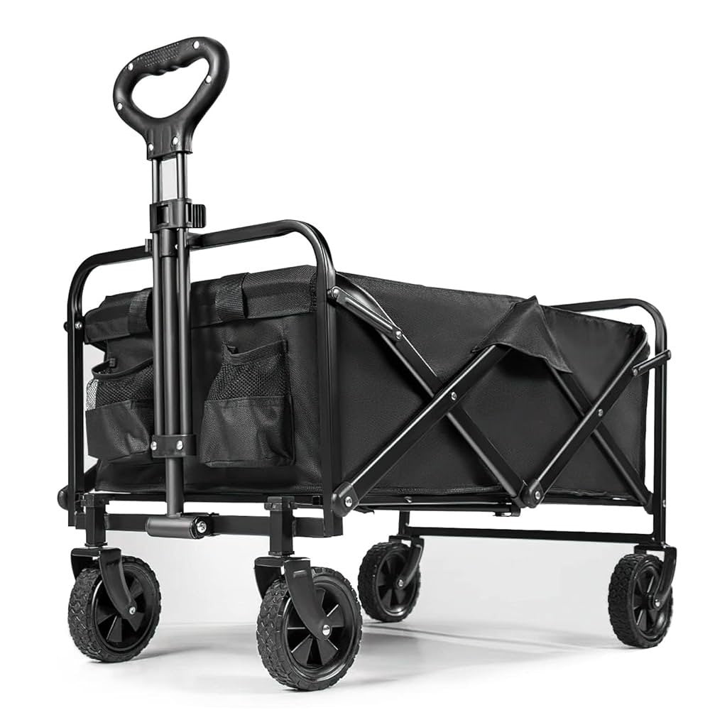 Heavy Duty Foldable Camping Outdoor Garden Trolley Cart Wagon Truck Wheelbarrow