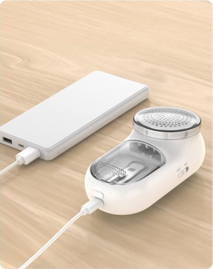 Homeasy 2-in-1 Fabric Lint Remover Electric Shaver & Brush | Bobble Defuzzer