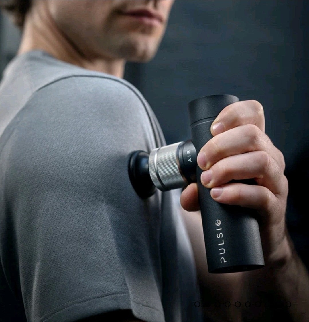 PULSIO Air Mini Massage Gun – Portable Deep Tissue Muscle Massager, Lightweight 