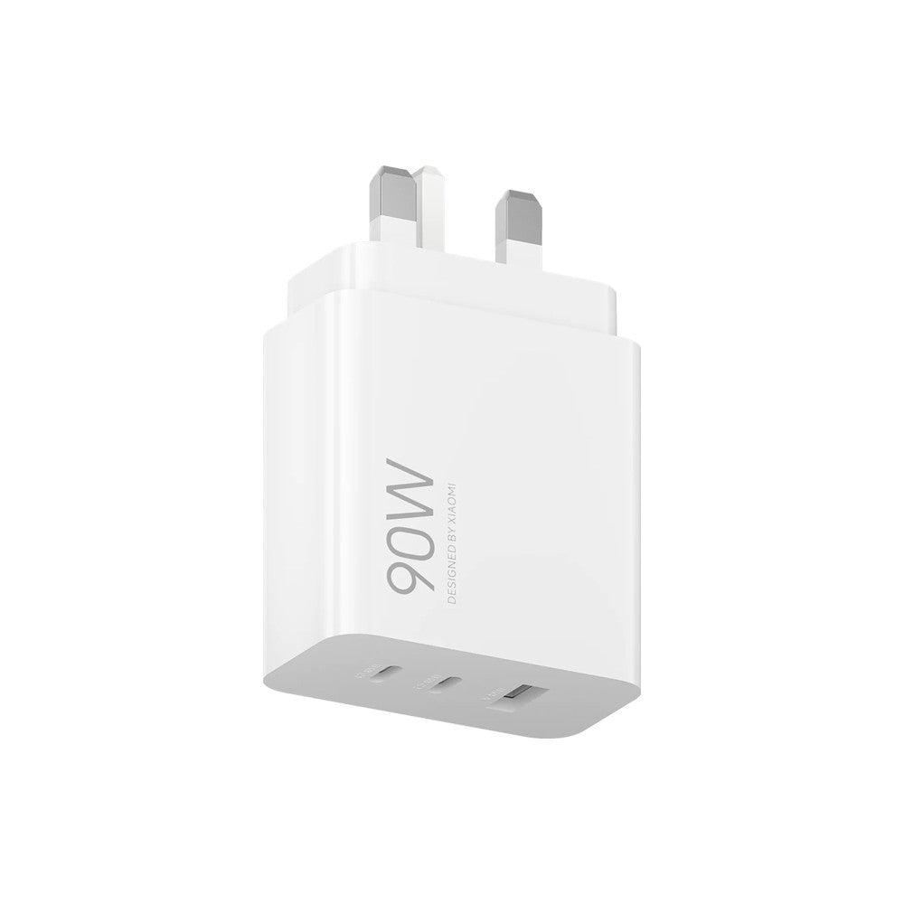 Xiaomi 90W Hyper Charge UK Power Adapter 3-Port For Mobiles,Ipad,Tab & Laptop 