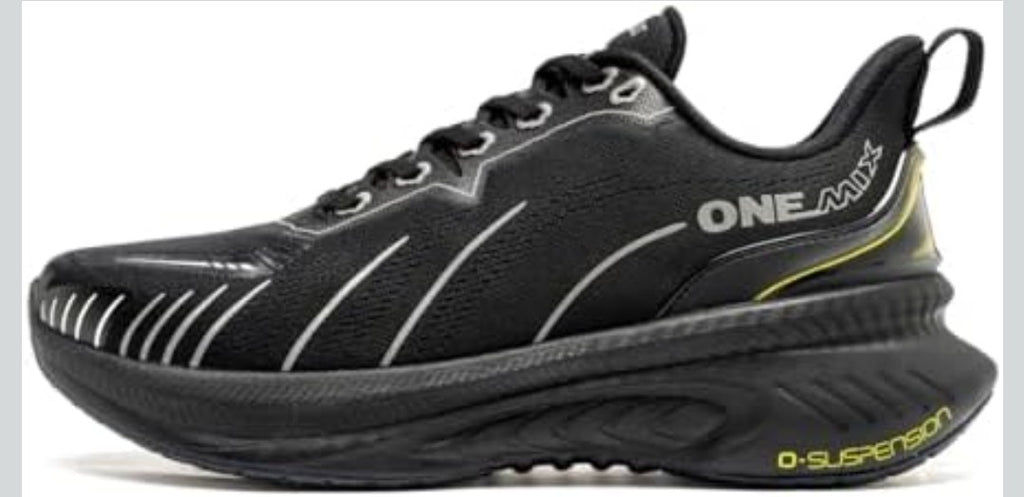 Onemix White Road Running Shoes for Men Air Cushion Outdoor Sport Shoes Size 10