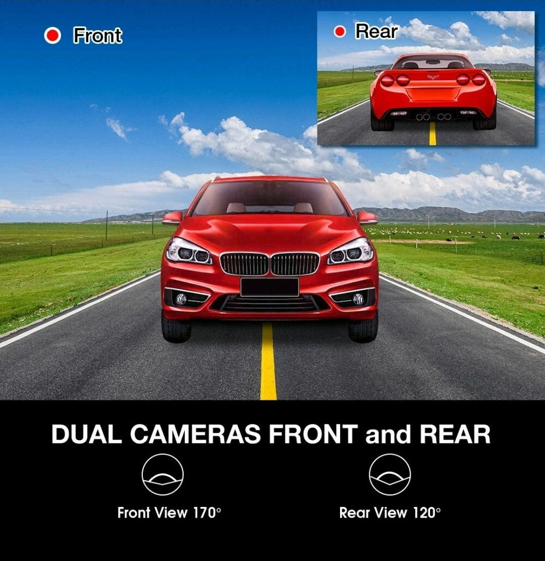Car Dvr  4-inch touch WIFI interconnected HD car driving recorder car Camera 