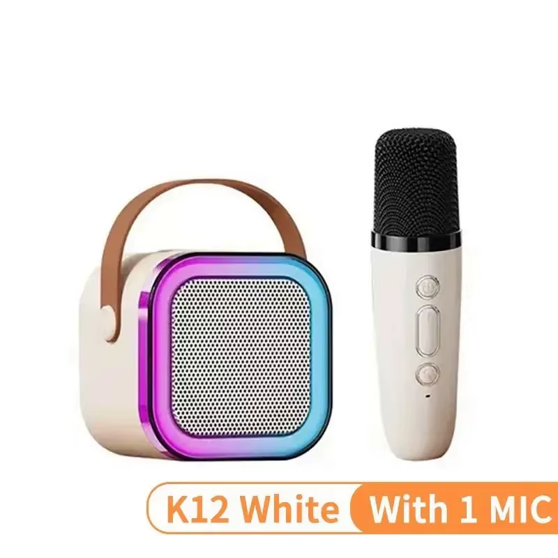 Wireless Bluetooth Speaker with Microphone Rechargeable Mini Speakers, Led Light