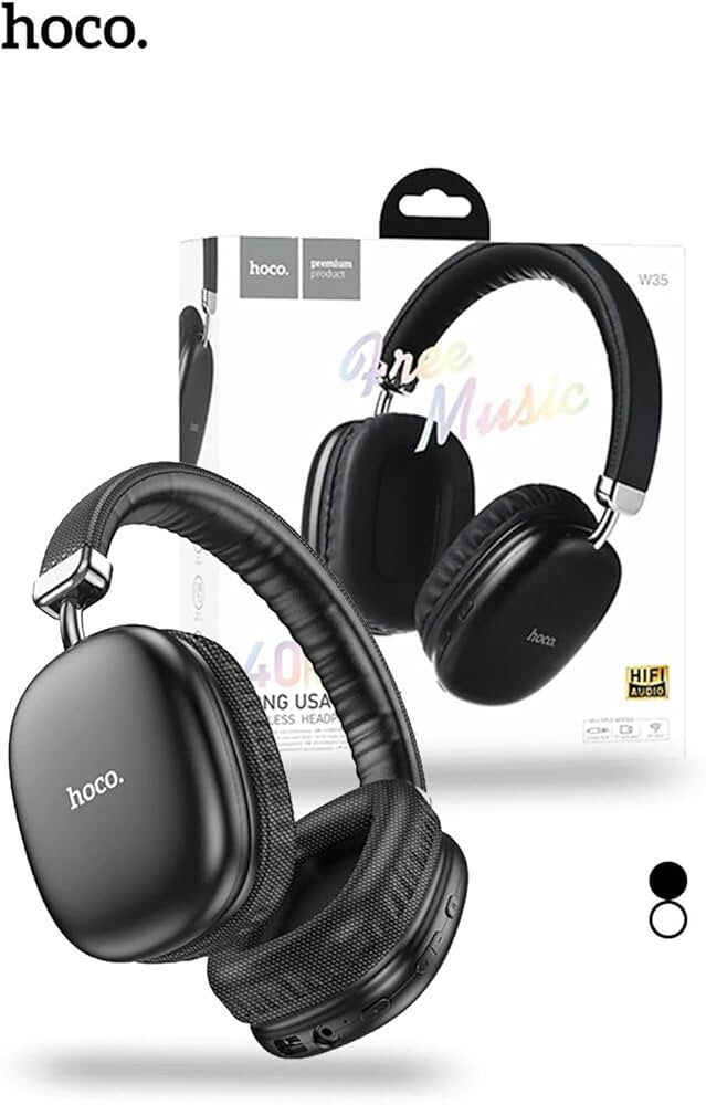 Wireless Bluetooth Headphones HOCO W35, 40H Long Playtime Comfortable Design