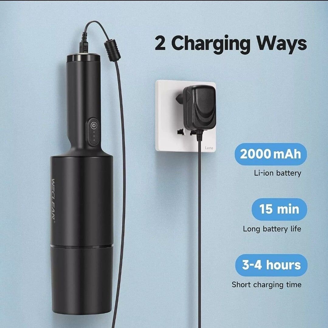 Cordless Handheld Vacuum Cleaner Mini Hoover for Cleaning Car Vacuum,New Weclean