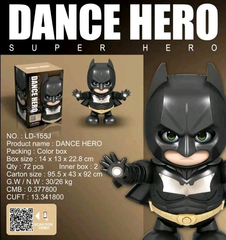 Action Figure Batman  Dancing Robots With Light & Music BRAND NEW