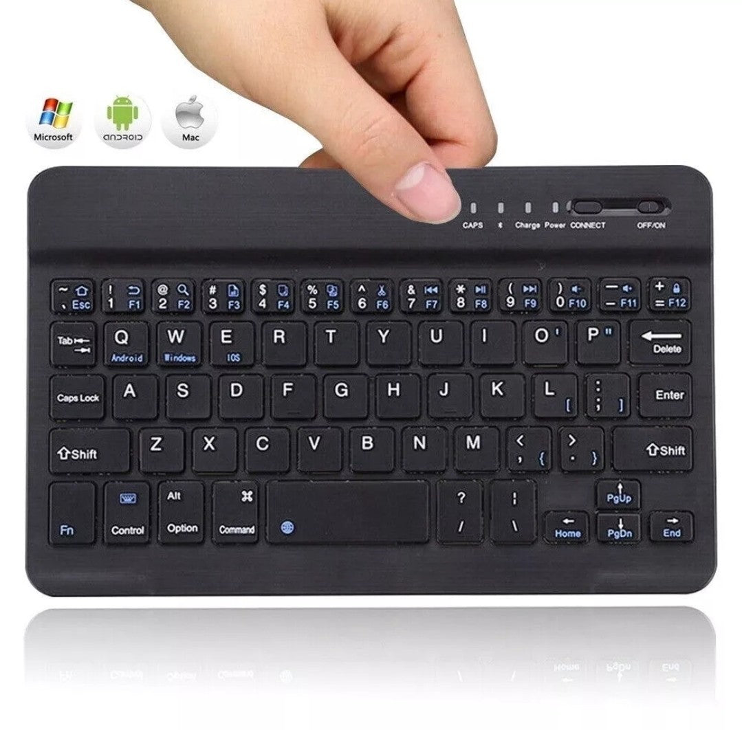 Rechargeable Wireless Bluetooth Keyboard For IOS iPad Android Tablet PC Windows