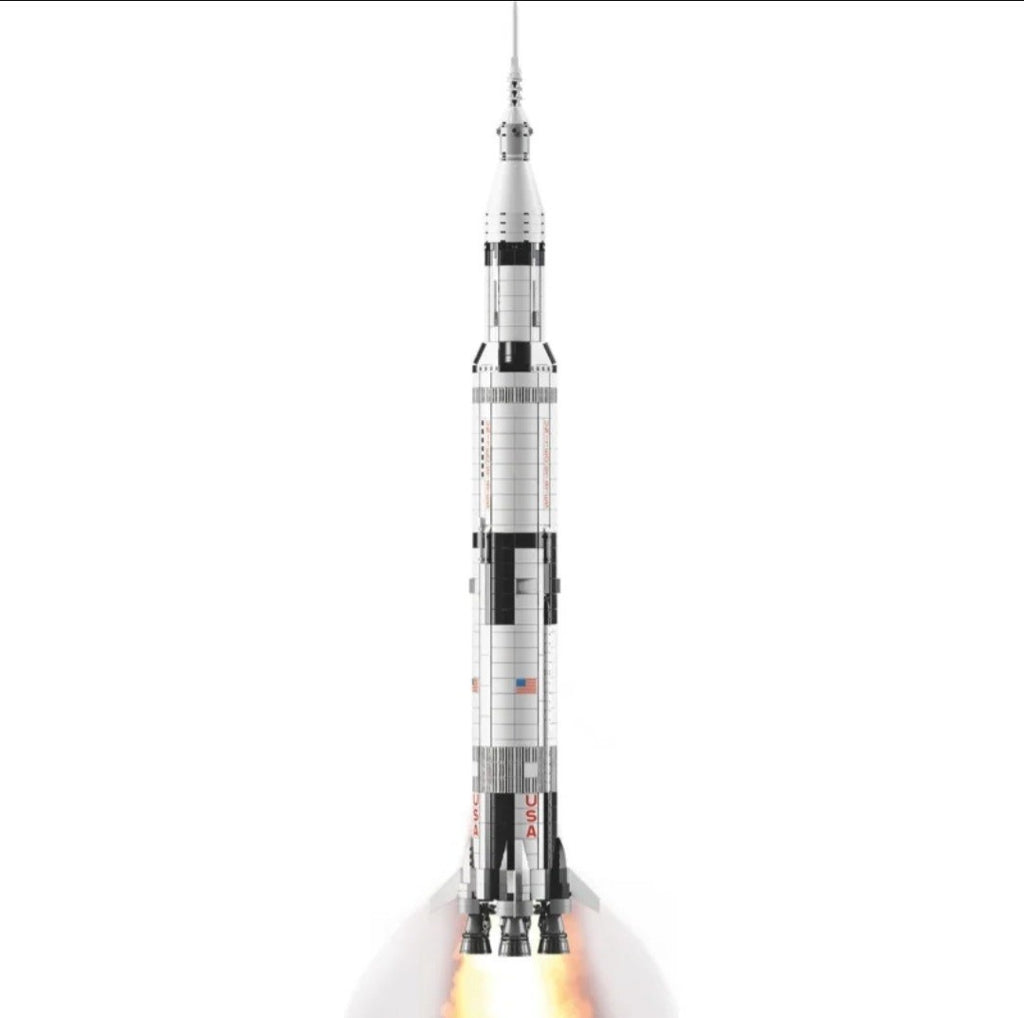 NASA  Apollo Saturn V Building Blocks Space Rocket 1969PCS