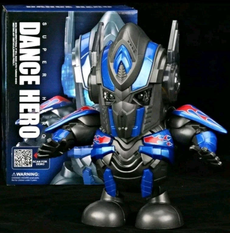 Optimus Prime Transformer Action Figure Dance Super Hero Robot Toy Dancing Music