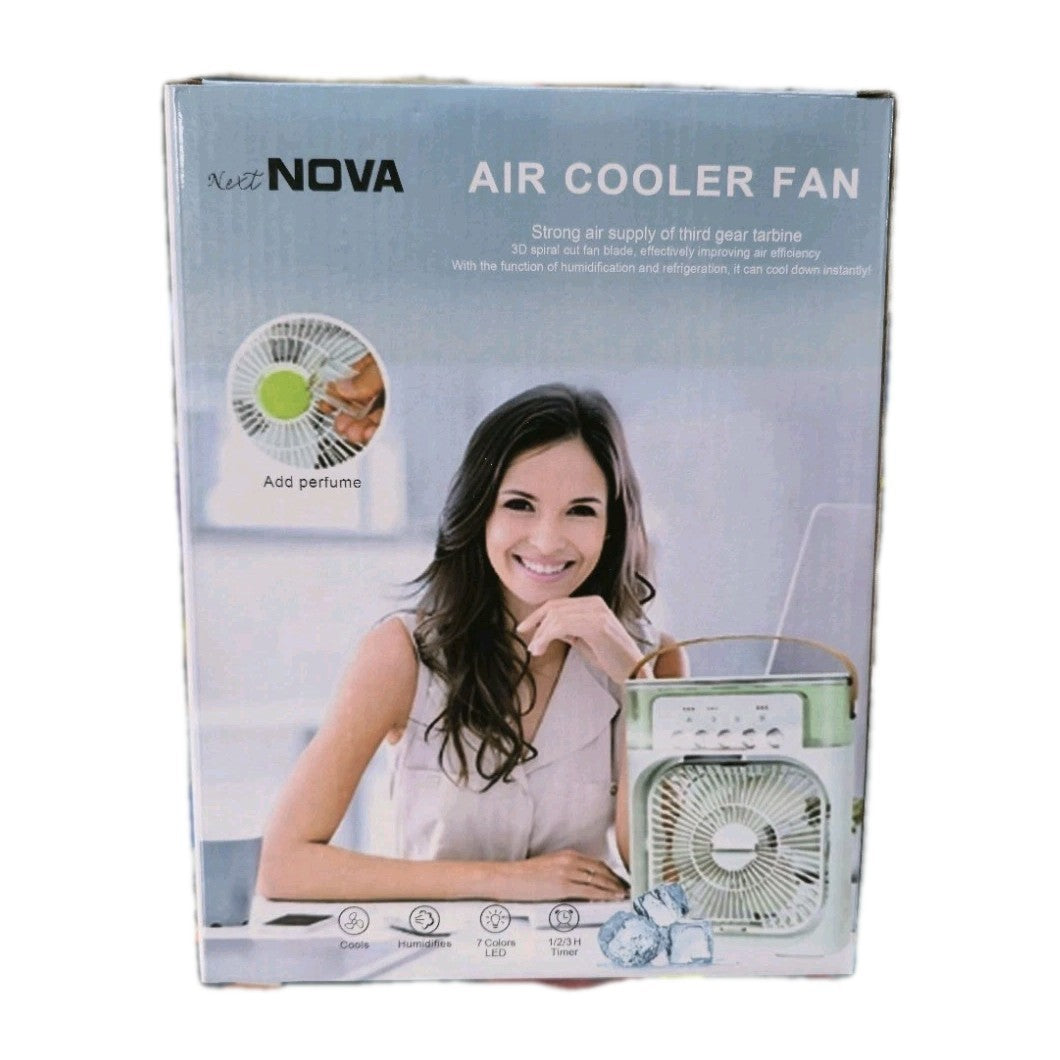 Portable Mini Air Cooler Mist Fan Humidifier – 3-in-1 Cooling Power for Any Room